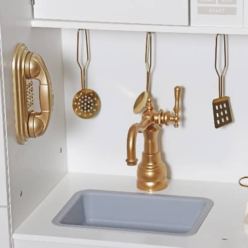 ⁦מטבח אלקטרוני אליס מעץ לילדים⁩ – תמונה ⁦3⁩