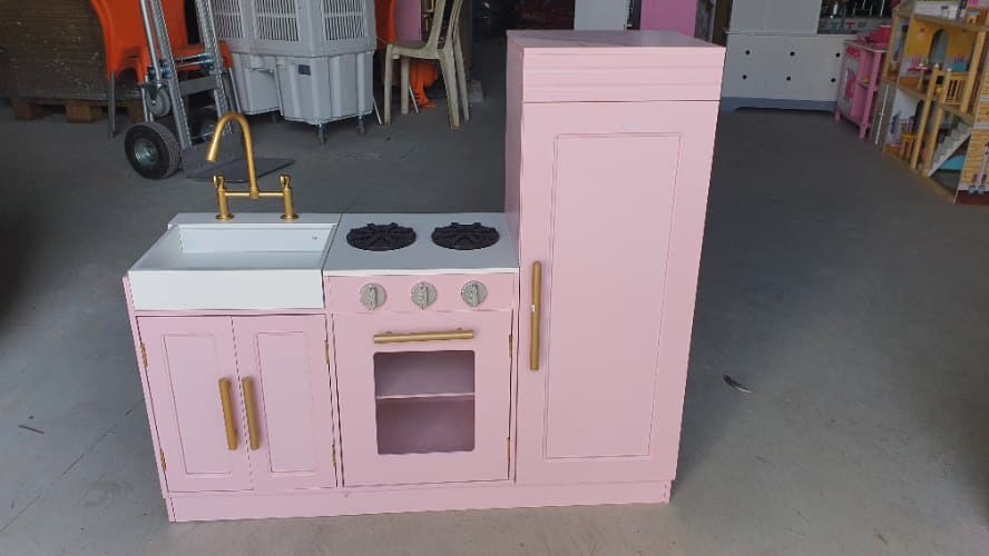 ⁦מטבח פלורה מעץ לילדים⁩ – תמונה ⁦2⁩