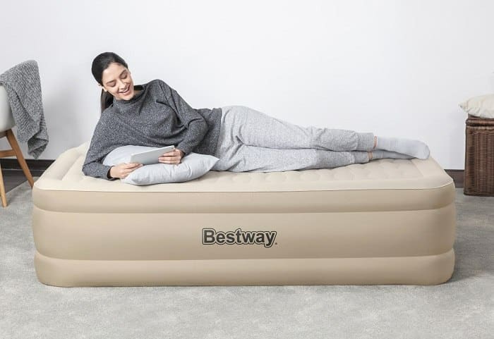 ⁦מזרן מתנפח יחיד עם משאבה מובנית | FORTECH Airbeds⁩ – תמונה ⁦2⁩