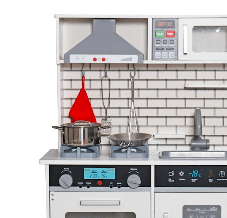 ⁦מטבח אלקטרוני אלינור מעץ לילדים⁩ – תמונה ⁦2⁩