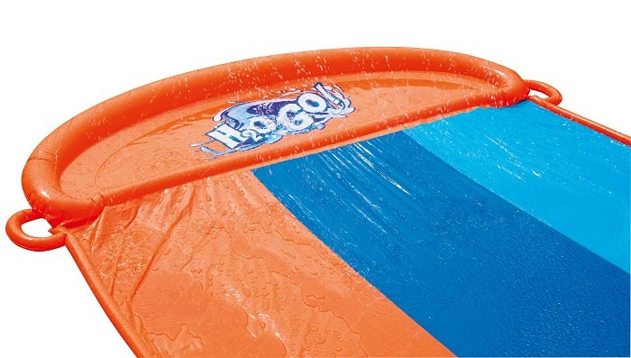 ⁦מגלשת מים – משטח החלקה רטוב תלת-מסלולי⁩ – תמונה ⁦3⁩