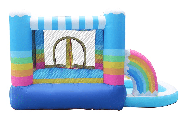 ⁦מתקן קפיצה מתנפח בינוני – קשת בענן⁩ – תמונה ⁦2⁩