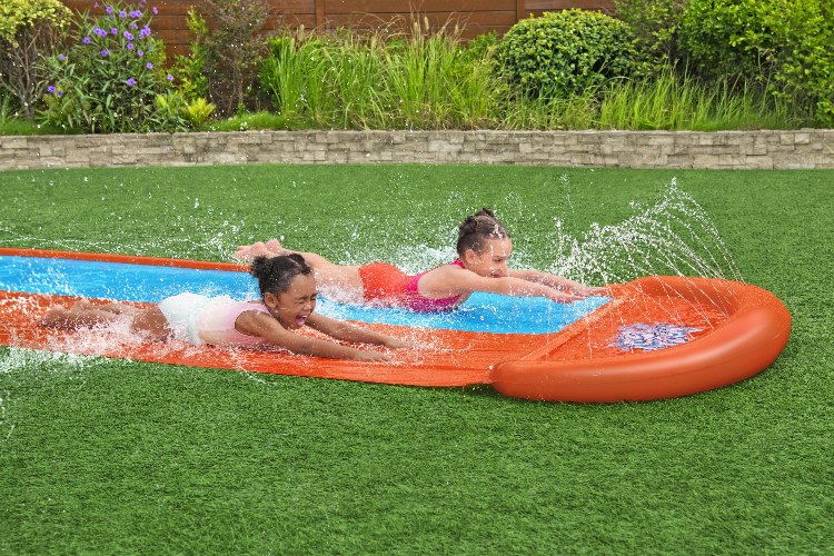 ⁦מגלשת מים – משטח החלקה רטוב דו-מסלולי⁩ – תמונה ⁦5⁩