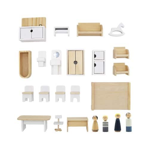 ⁦בית בובות ליה מעץ לילדים במבצע⁩ – תמונה ⁦3⁩