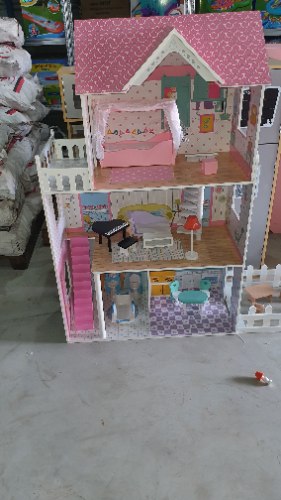 ⁦בית בובות מעץ לילדים דגם ענת⁩ – תמונה ⁦5⁩