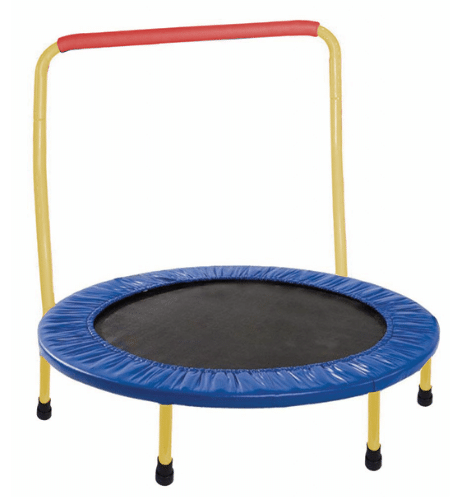 טרמפולינה 36 אינץ' עם מוט אחיזה