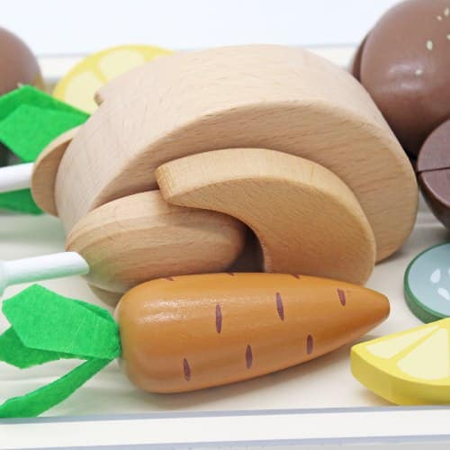 ערכת עוף שלם מעץ לילדים