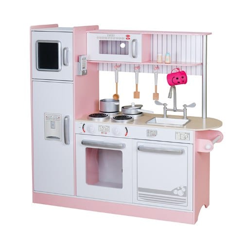 מטבח עץ לילדים ורוד – דגם רעות