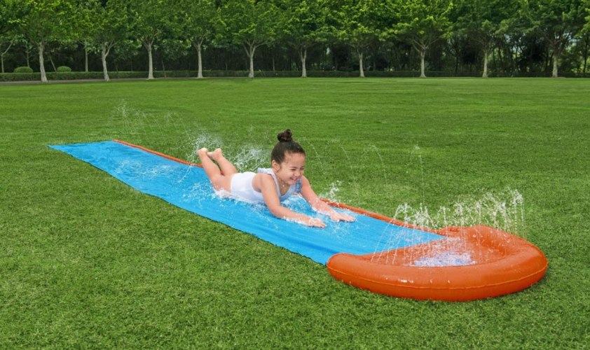 ⁦מגלשת מים – משטח החלקה רטוב חד-מסלולי⁩ – תמונה ⁦3⁩