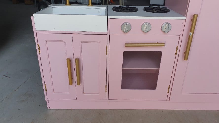 ⁦מטבח פלורה מעץ לילדים⁩ – תמונה ⁦4⁩