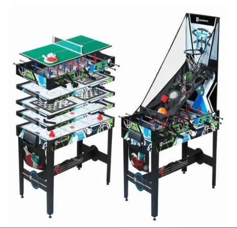 YRZ multi-game table with various games displayed