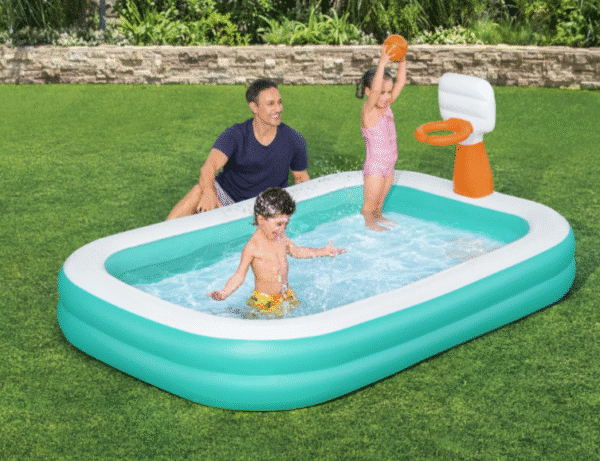 בריכה מתנפחת עם סל | בריכה לילדים