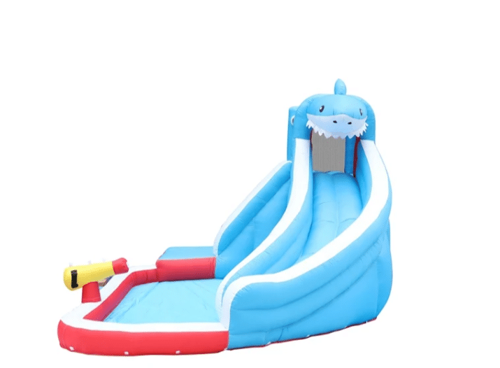 מתקן מתנפח פארק מים הכריש הענק | מתנפח רטוב