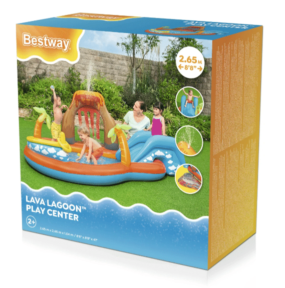 בריכת פעילות | לגונת הלבה | מק"ט 53069 | מתנפח רטוב לגינה