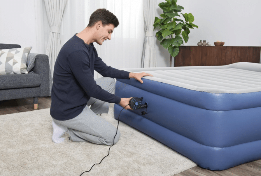 משאבה חשמלית עם חיבור לשקע ביתי AC220V לניפוח מזרונים