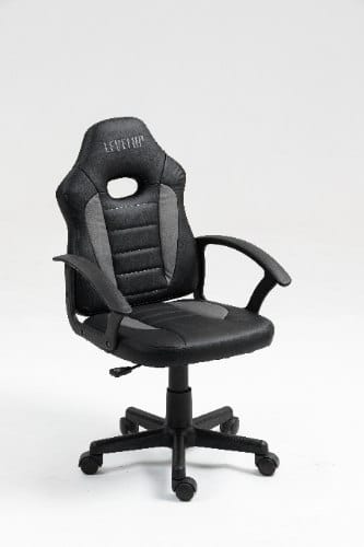 ⁦כיסא תלמיד ארגונומי לנוער עם ידיות בצבע שחור ואפור | מק"ט: 301A-BG2 | LEVEL UP⁩ – תמונה ⁦4⁩