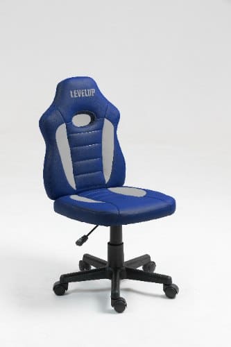 ⁦כיסא תלמיד ארגונומי לנוער בצבע כחול ואפור| מקט LEVEL UP | S301-BG⁩ – תמונה ⁦3⁩