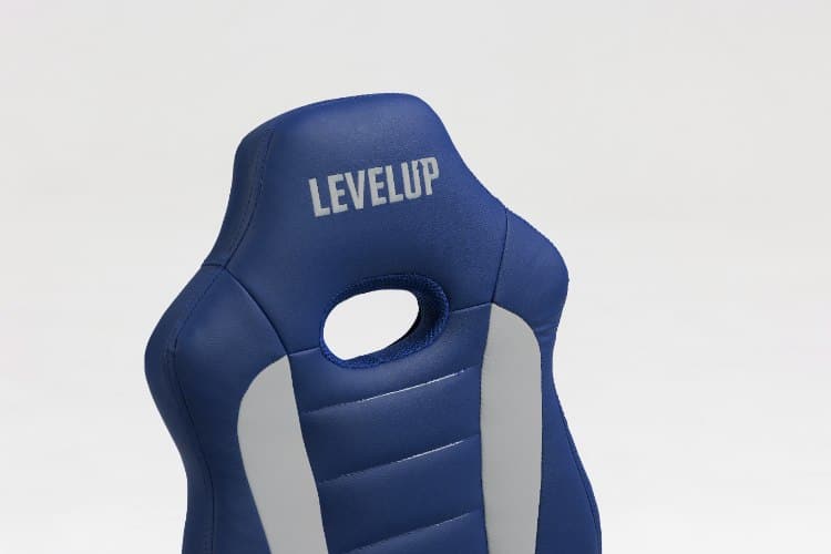 ⁦כיסא תלמיד ארגונומי לנוער בצבע כחול ואפור| מקט LEVEL UP | S301-BG⁩ – תמונה ⁦4⁩