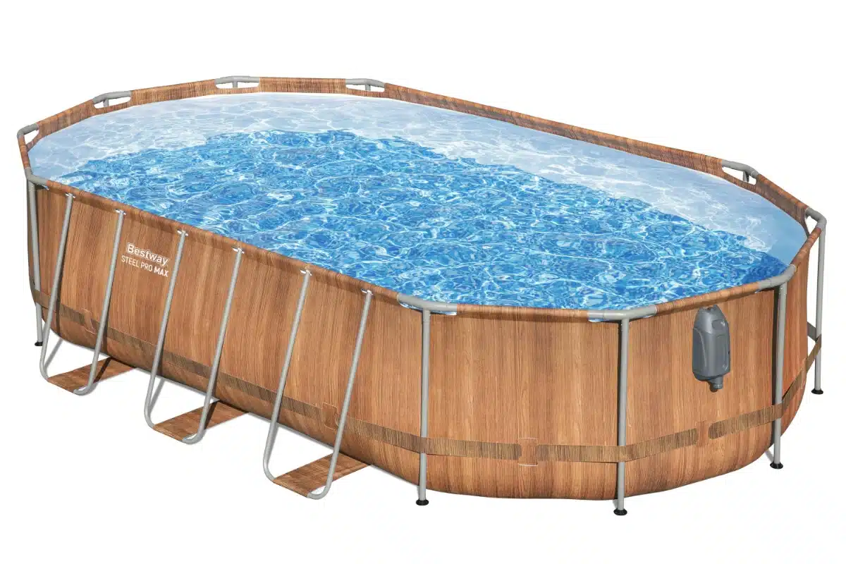 בריכה אובלית אולטרה בריקים עם מערכת עיסוי+ סולם+ משאבת פילטר 2500|366X122X610ס"מ|מקט 56719|BESTWAY| בריכה אובלית אולטרה בריקים עם מערכת עיסוי+ סולם+ משאבת פילטר 2500|366X122X610ס"מ|מקט 56719|BESTWAY| – תמונה 1