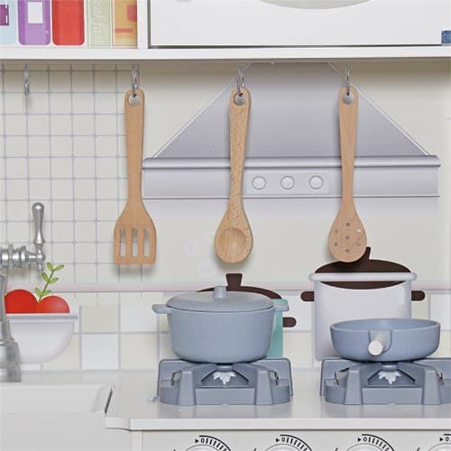 ⁦מטבח אלקטרוני אבישג מעץ לילדים | מק"ט W10C409O | בית העץ⁩ – תמונה ⁦9⁩