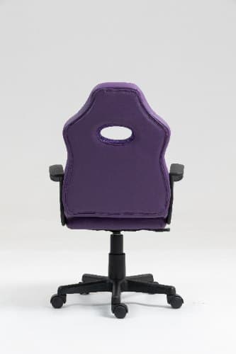 ⁦כיסא תלמיד ארגונומי לנוער עם ידיות בצבע סגול ולבן| מקט LEVEL UP | 301A-PW1⁩ – תמונה ⁦3⁩