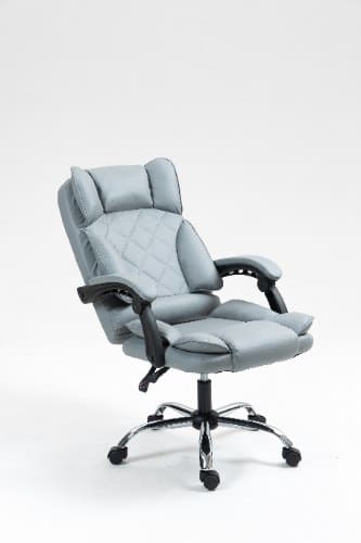 ⁦כיסא מנהלים ארגונומי יוקרתי עם ידיות בצבע אפור| מקט - E901GRA Y⁩ – תמונה ⁦2⁩