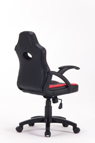 ⁦כיסא גיימינג לילדים ארגונומי עד גיל 10 עם ידיות דגם כריש בצבע שחור ואדום| מקט LEVEL UP SHARK |G512R⁩ – תמונה ⁦5⁩