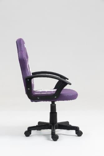 ⁦כיסא תלמיד ארגונומי לנוער עם ידיות בצבע סגול ולבן| מקט LEVEL UP | 301A-PW1⁩ – תמונה ⁦4⁩