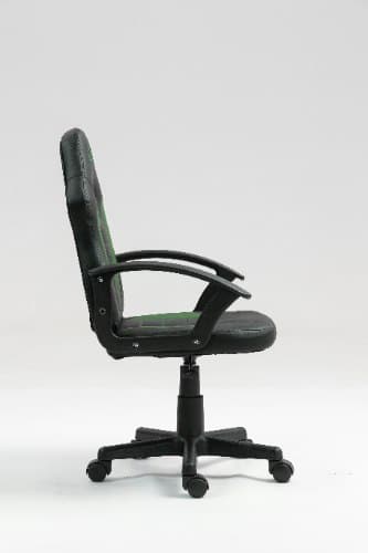 ⁦כיסא תלמיד ארגונומי לנוער עם ידיות בצבע שחור וירוק | מק"ט: 301A-BG3 | LEVEL UP⁩ – תמונה ⁦4⁩