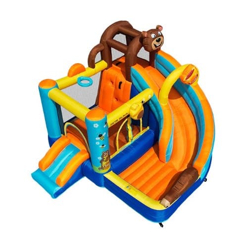 ⁦מתקן קפיצה מתנפח דובי בטירת הדבש| 72069B מקט |DOCTOR DOLPHIN⁩ – תמונה ⁦3⁩