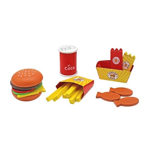 ⁦ערכת בורגר מעץ לילדים | מק"ט: W10B186 |⁩ – תמונה ⁦2⁩