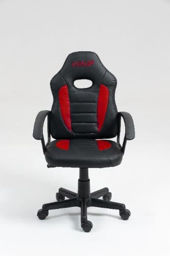 כיסא תלמיד ארגונומי לנוער עם ידיות בצבע שחור ואדום | מק"ט: 301A-BR | LEVEL UP