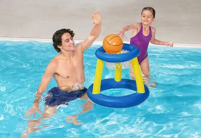 ⁦מתנפח למשחק כדורסל לבריכה + כדור מתנפח | דגם 52418| BESTWAY⁩ – תמונה ⁦6⁩
