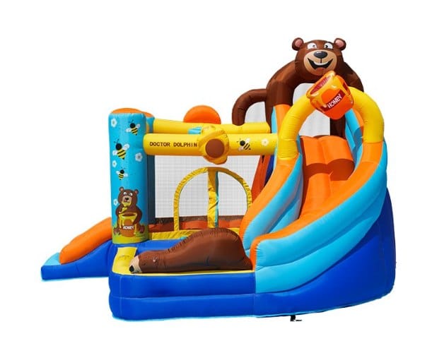 ⁦מתקן קפיצה מתנפח דובי בטירת הדבש| 72069B מקט |DOCTOR DOLPHIN⁩ – תמונה ⁦4⁩