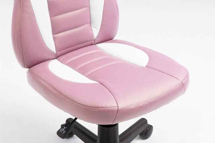 ⁦כיסא תלמיד ארגונומי לנוער בצבע ורוד ולבן | מקט LEVEL UP | S301-PW⁩ – תמונה ⁦2⁩