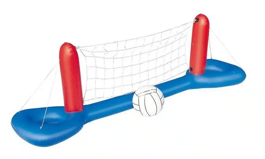 ⁦מתנפח למשחק כדורעף לבריכה + כדור+ רשת צפה|64X244 סמ | דגם 52133⁩ – תמונה ⁦2⁩