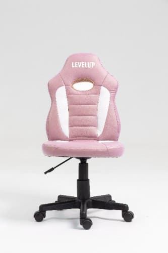 ⁦כיסא תלמיד ארגונומי לנוער בצבע ורוד ולבן | מקט LEVEL UP | S301-PW⁩ – תמונה ⁦3⁩