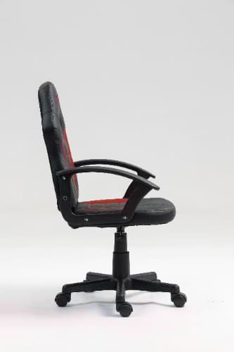 ⁦כיסא תלמיד ארגונומי לנוער עם ידיות בצבע שחור ואדום | מק"ט: 301A-BR | LEVEL UP⁩ – תמונה ⁦2⁩