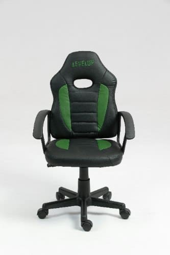 ⁦כיסא תלמיד ארגונומי לנוער עם ידיות בצבע שחור וירוק | מק"ט: 301A-BG3 | LEVEL UP⁩ – תמונה ⁦3⁩