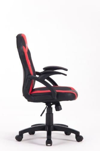 ⁦כיסא גיימינג לילדים ארגונומי עד גיל 10 עם ידיות דגם כריש בצבע שחור ואדום| מקט LEVEL UP SHARK |G512R⁩ – תמונה ⁦4⁩