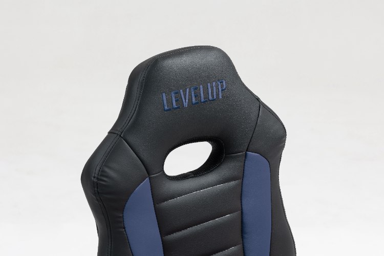 ⁦כיסא תלמיד ארגונומי לנוער בצבע שחור וכחול | מק"ט: S301-BBL | LEVEL UP⁩ – תמונה ⁦5⁩