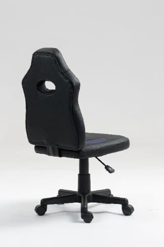 ⁦כיסא תלמיד ארגונומי לנוער בצבע שחור וכחול | מק"ט: S301-BBL | LEVEL UP⁩ – תמונה ⁦2⁩