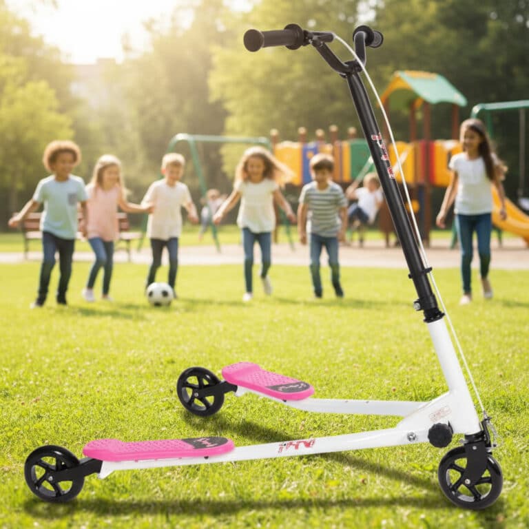 קורקינט סטריטר 3 גלגלים מקצועי בצבע ורוד|מקט streeterP