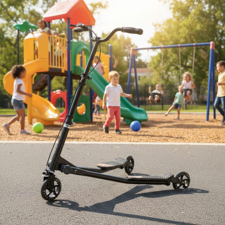 קורקינט סטריטר ספיידר 3 גלגלים מקצועי בצבע שחור|מקט streeterB