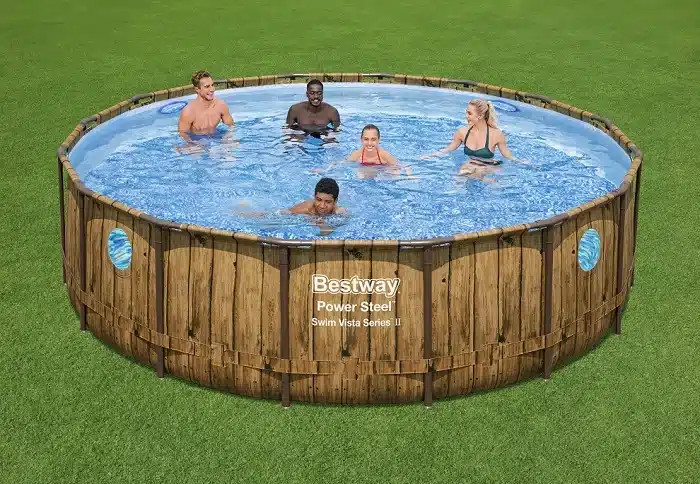 בריכה עגולה אולטרה + פילטר 1500+סולם+ כיסוי+חלונות -רטאן |549X122 ס"מ| מקט56977| BESTWAY