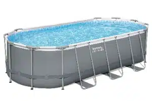 ⁦בריכה אובלית אולטרה + משאבת פילטר 1500 + סולם + כיסוי⁩ – תמונה ⁦13⁩