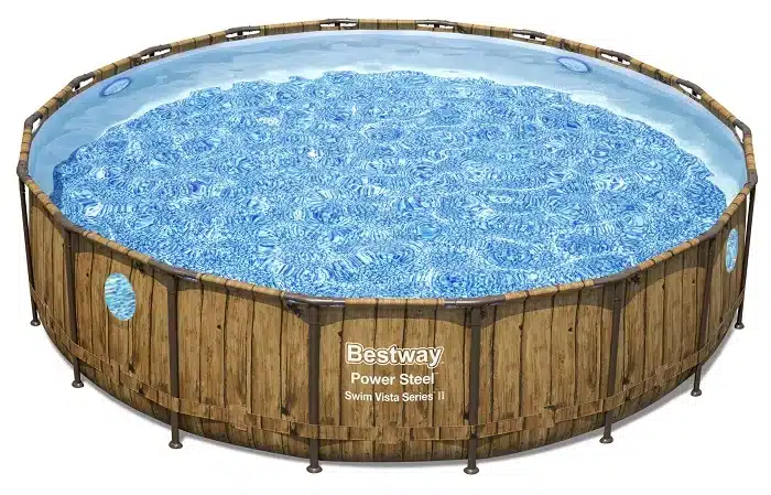 בריכה עגולה אולטרה +משאבת פילטר 1500+סולם+ כיסוי +חלונות -רטאן |488X122 ס"מ| מקט BESTWAY| 56725|
