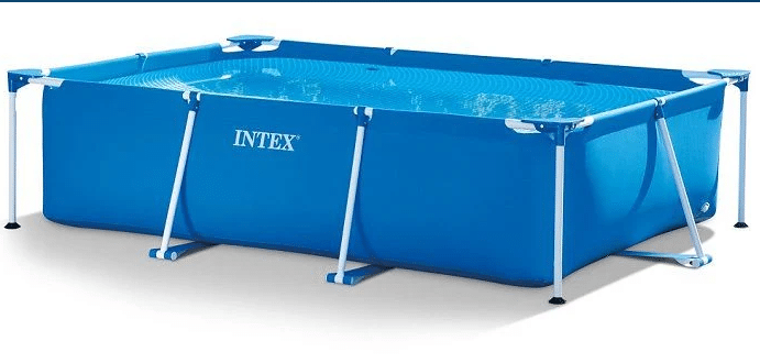 ⁦בריכת עמודים מלבנית כחולה | 220X150X60 סמ| מקט 28270⁩ – תמונה ⁦4⁩