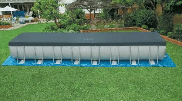 כיסוי עליון לבריכה אולטרה מלבנית ביתית במידה 975X488 סמ | מקט 10757| INTEX