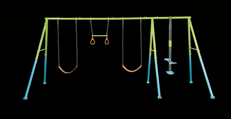 ⁦נדנדת ארבעה חלקים לחצר לילדים |4.42X2.35X2 מטר| מקט 44130| INTEX⁩ – תמונה ⁦3⁩